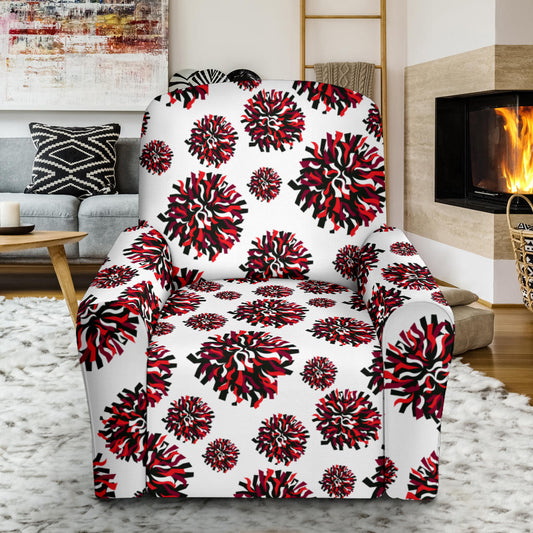 Cheerleader Pattern Print Design 01 Recliner Slipcover with Pocket