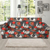 Japanese Chin Pattern Print Design 02 Sofa Slipcover