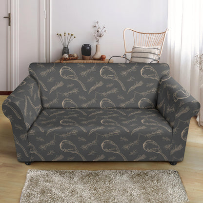 Steak Print Design LKS302 Loveseat Couch Slipcover