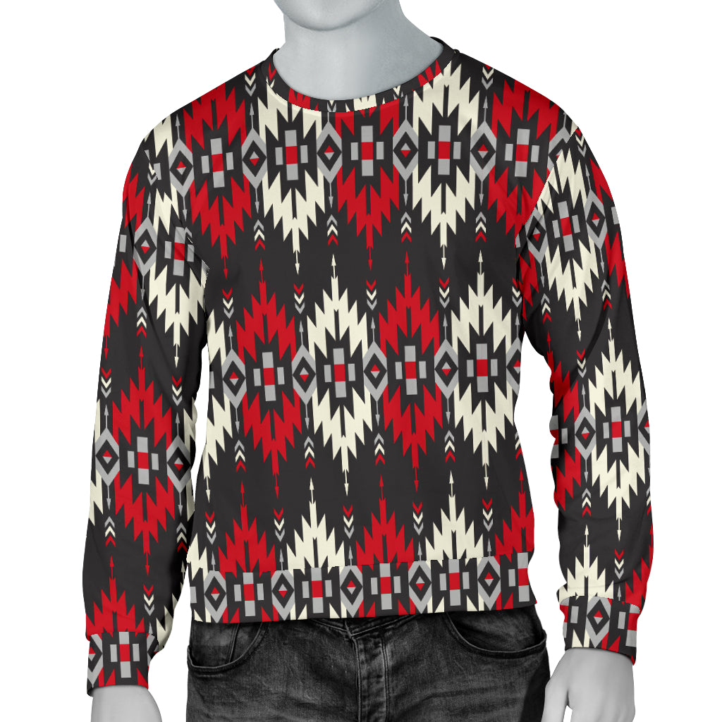 Southwestern Pattern Men Long Sleeve Sweatshirt