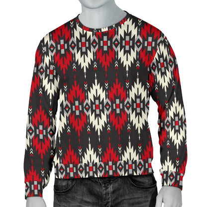 Southwestern Pattern Men Long Sleeve Sweatshirt