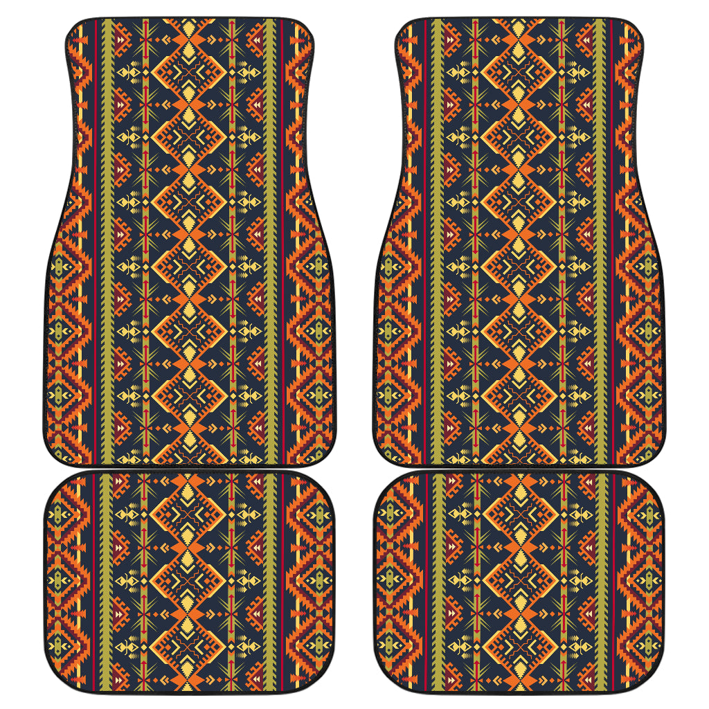 Kente Classic Design African Print Car Floor Mats Front Back