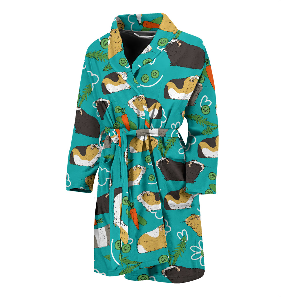 Guinea Pig Print Design LKS402 Men Bathrobe