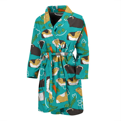 Guinea Pig Print Design LKS402 Men Bathrobe