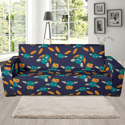 Bat Pattern Print Design 07 Sofa Slipcover