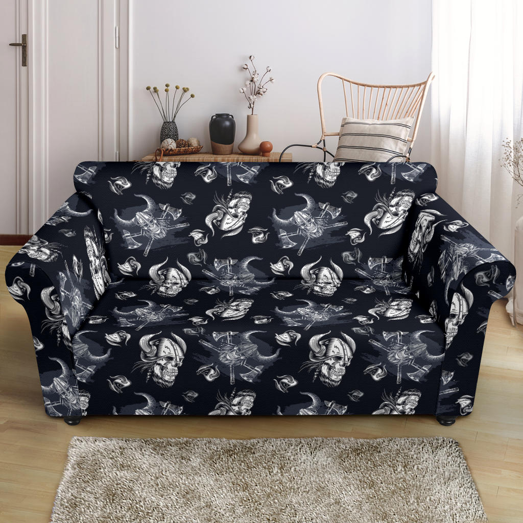 Vikings Print Design LKS304 Loveseat Couch Slipcover