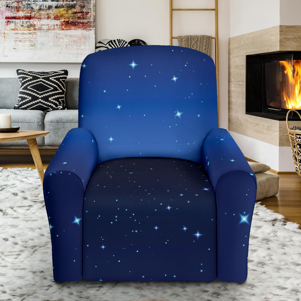 Night sky Pattern Print Design A01 Recliner Slipcover with Pocket