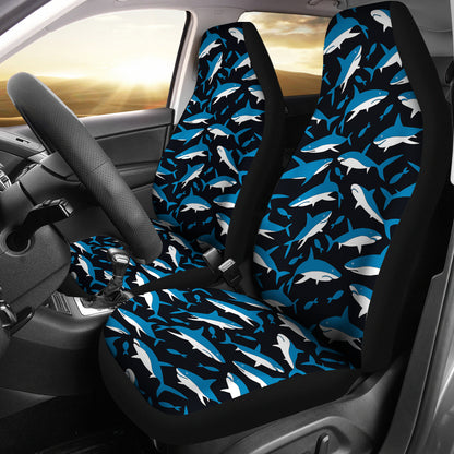 Shark Print Design LKS303 Car Seat Covers
