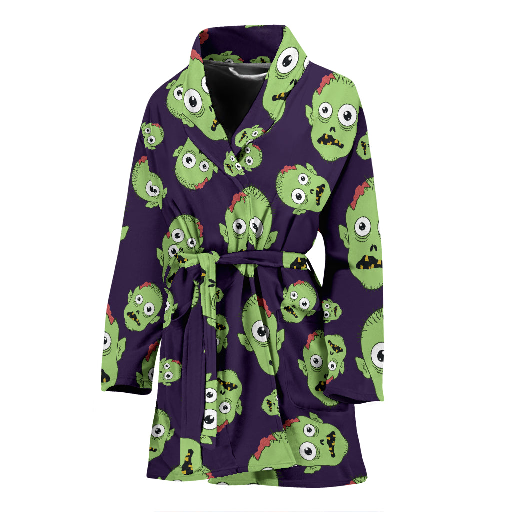 Zombie Print Design LKS303 Women Bathrobe