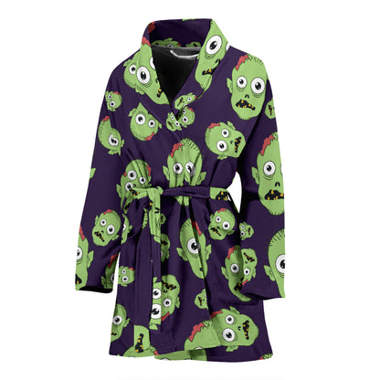 Zombie Print Design LKS303 Women Bathrobe