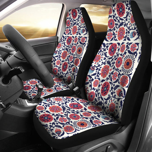 Suzani Print Design LKS304 Car Seat Covers