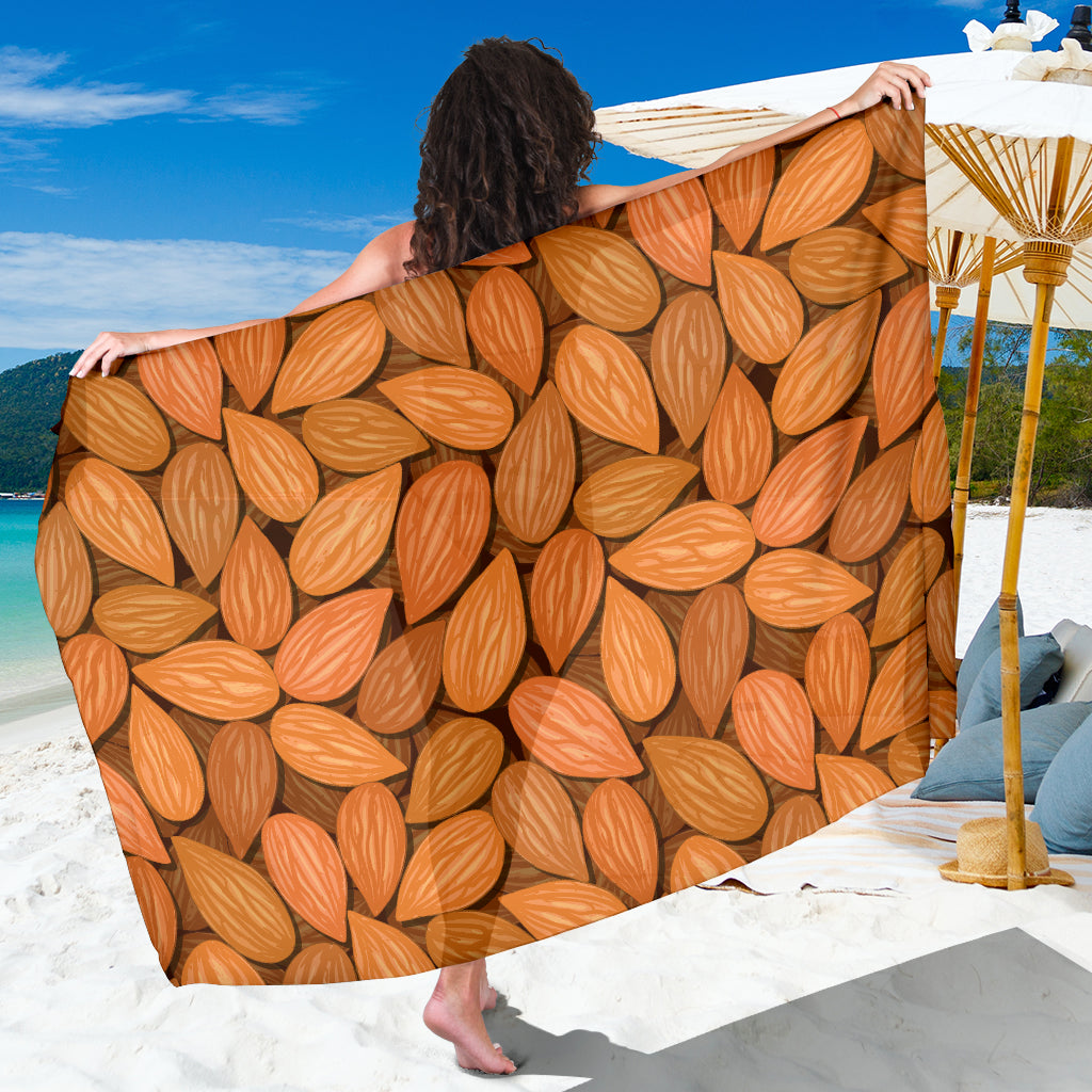 Almond Pattern Print Design 01 Sarong Pareo Wrap