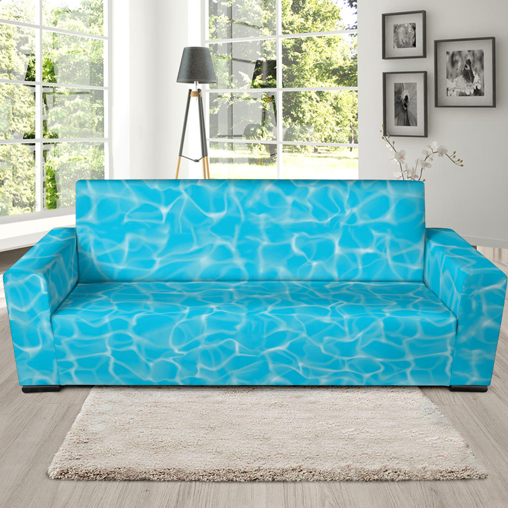Swimming Pool Texture Print Design LKS301 Sofa Slipcover