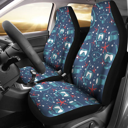 Scuba Equipment Print Design LKS302 Car Seat Covers