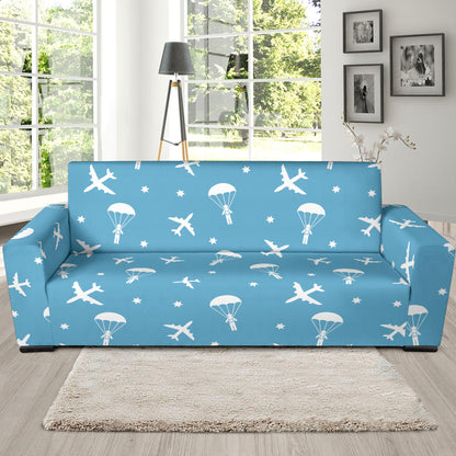 Skydiver Print Design LKS303 Sofa Slipcover