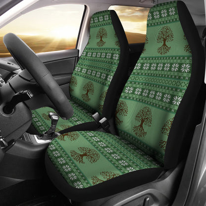 Tree Of Life Knit Style Print Design LKS301 Car Seat Covers