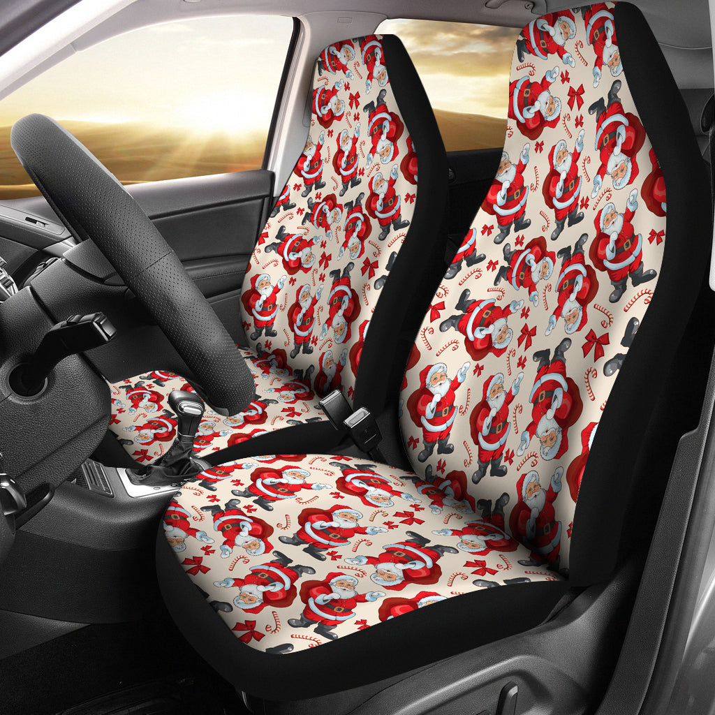 Santa Christmas Themed Print Design LKS302 Car Seat Covers