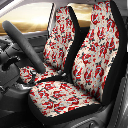 Santa Christmas Themed Print Design LKS302 Car Seat Covers