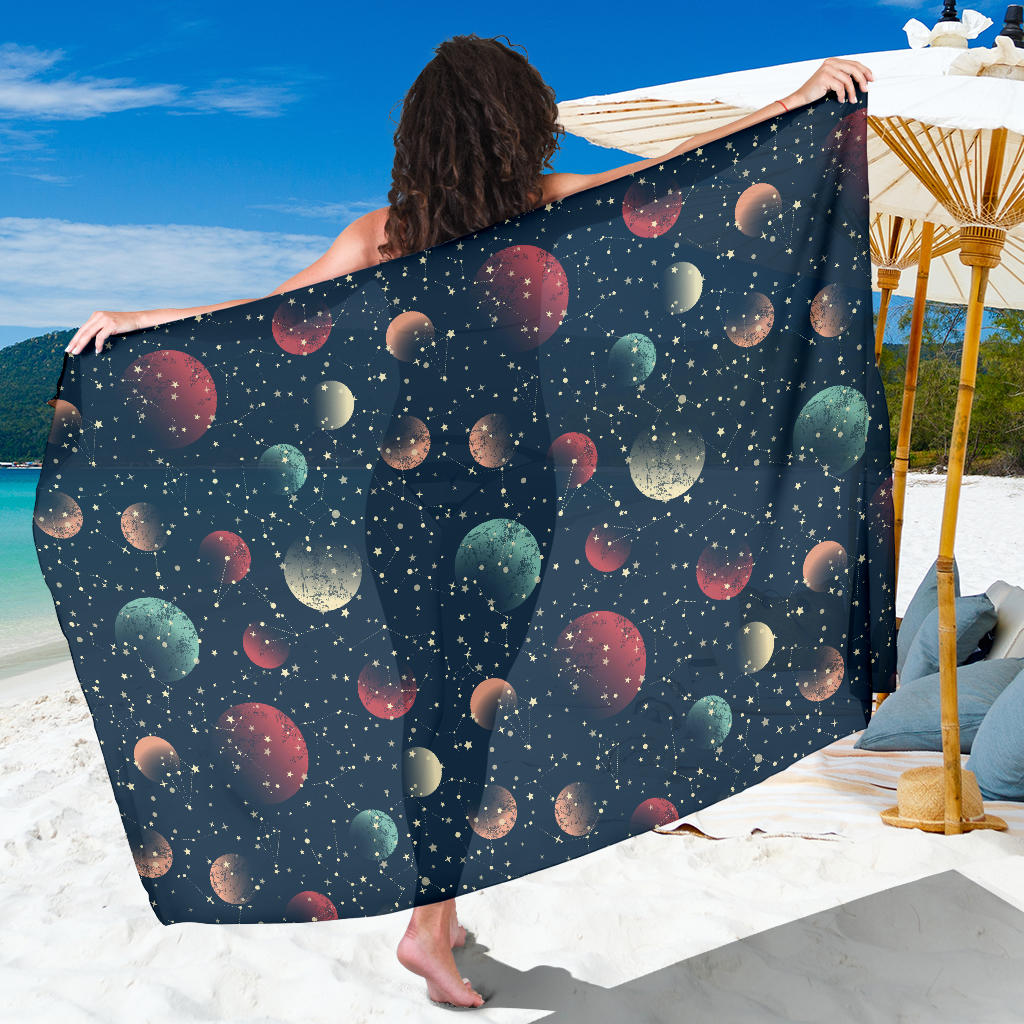 Cosmic Pattern Print Design 04 Sarong Pareo Wrap