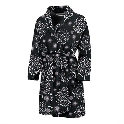Tree Of Life Print Design LKS304 Men Bathrobe