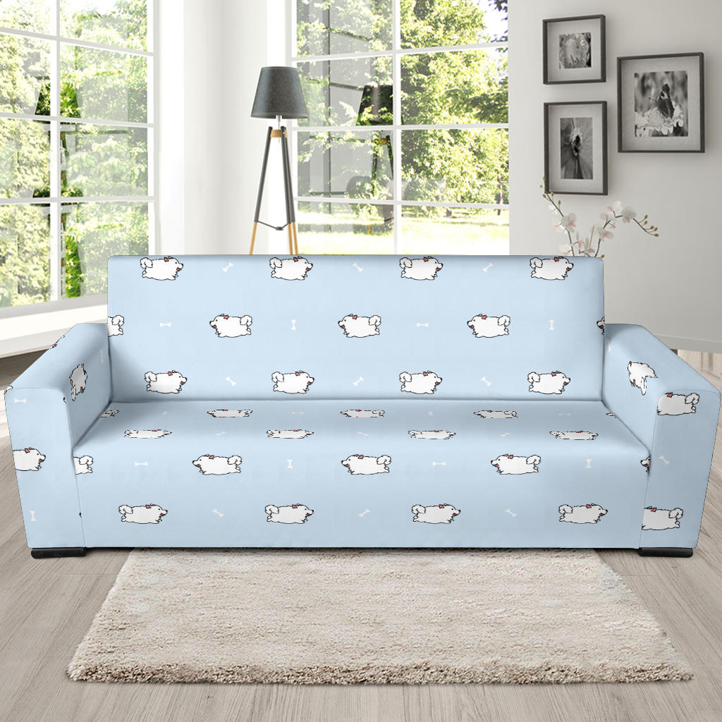 Samoyeds Print Design LKS302 Sofa Slipcover