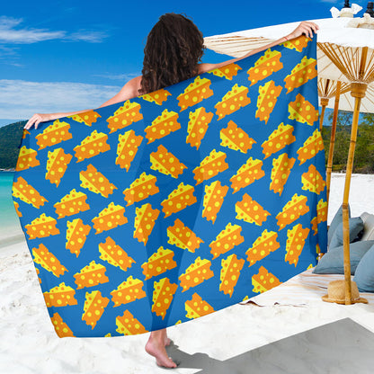 Cheese Pattern Print Design 05 Sarong Pareo Wrap
