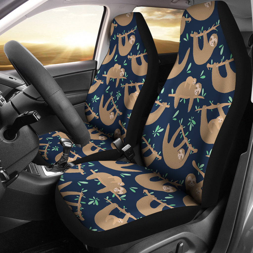 Sloth Print Design LKS307 Car Seat Covers