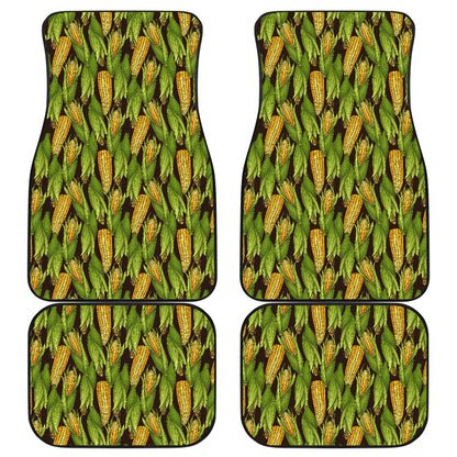 Agricultural Corn cob Print Car Floor Mats Front Back