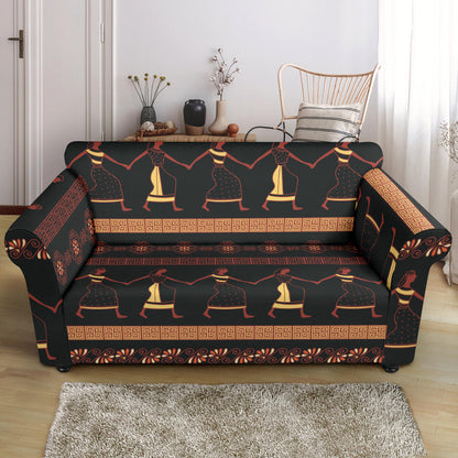 Ancient Greek Human Print Design LKS306 Loveseat Couch Slipcover