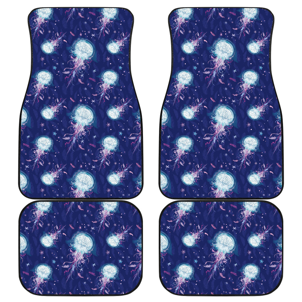 Jellyfish Cute Design Car Floor Mats Front Back