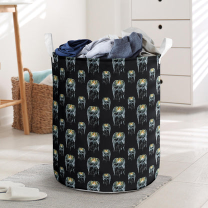 Angel with Wings Cute Design Print Laundry Basket