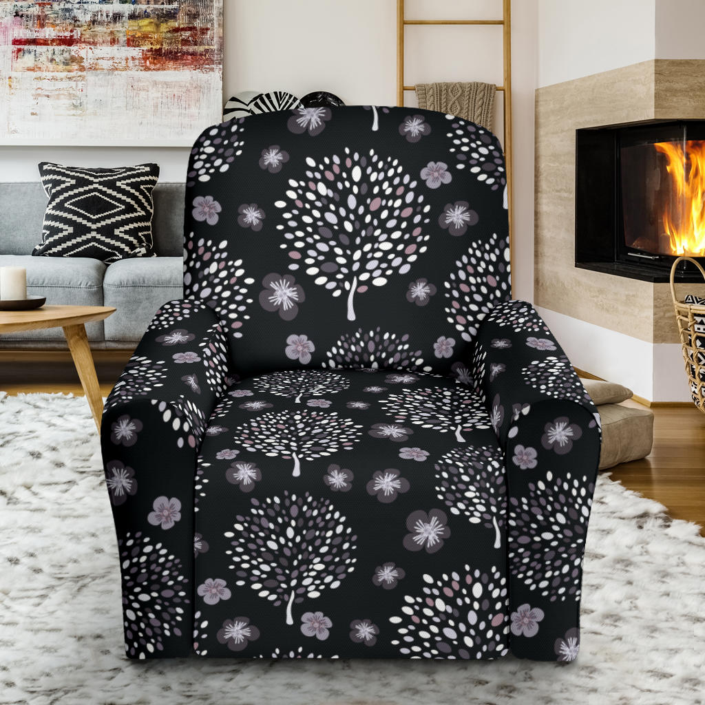Tree Of Life Print Design LKS304 Recliner Slipcover with Pocket