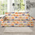 Camper Tent Pattern Print Design 03 Sofa Slipcover