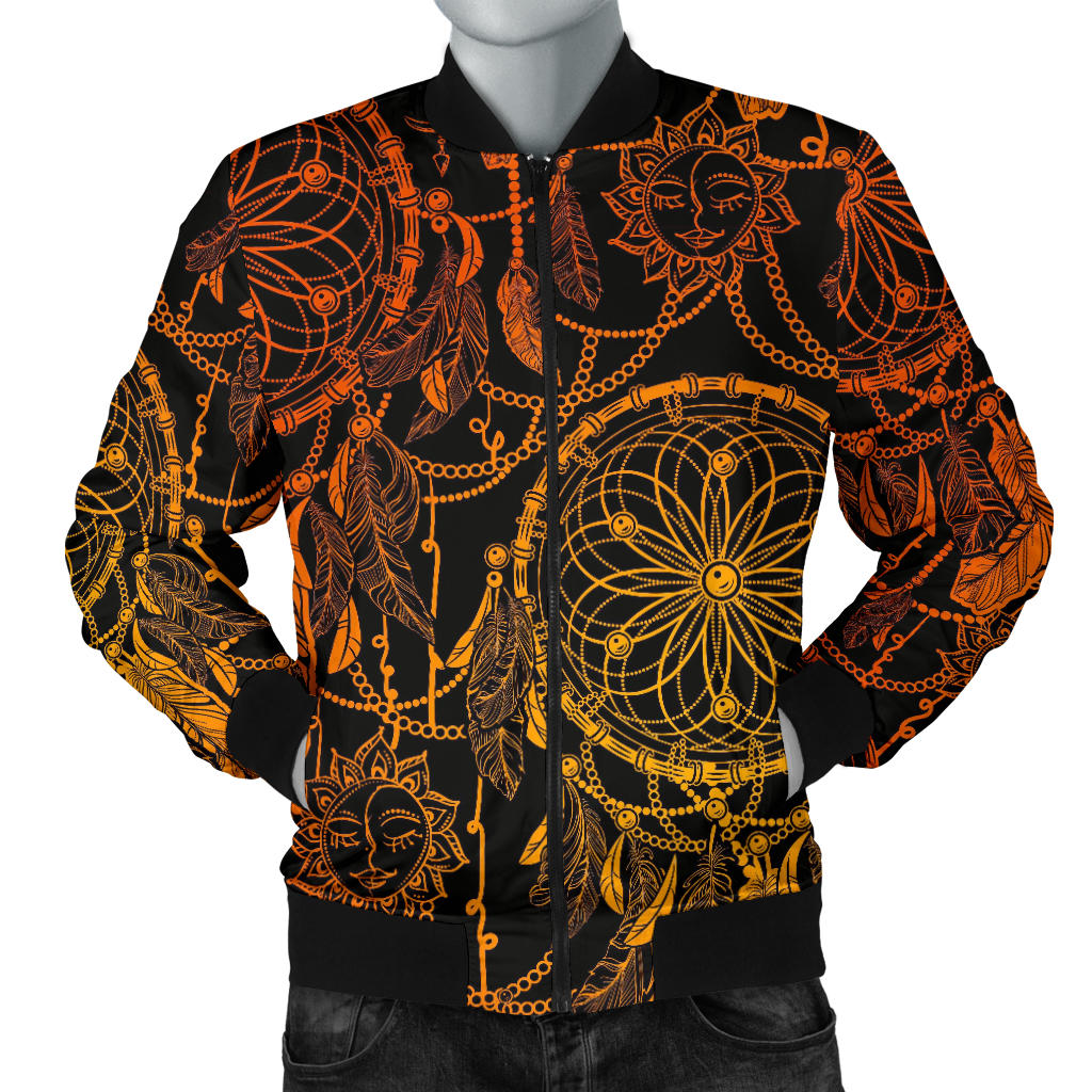 Dream catcher Sun and Moon Men Bomber Jacket