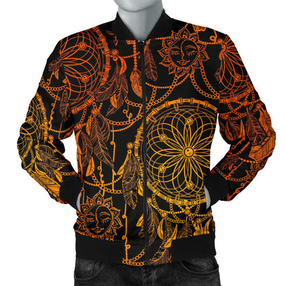 Dream catcher Sun and Moon Men Bomber Jacket