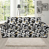 Daisy Pattern Print Design 02 Sofa Slipcover