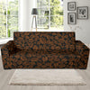 Coffee Pattern Print Design 01 Sofa Slipcover