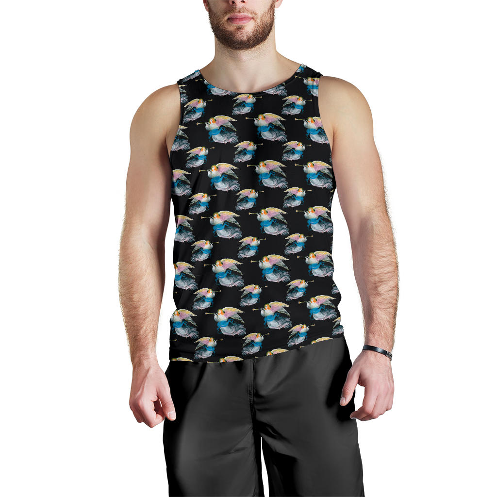 Angel with Wings Beautiful Design Print Men Tank Top