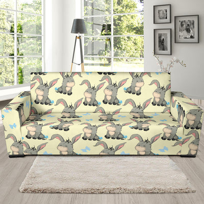 Donkey Baby Pattern Print Design 02 Sofa Slipcover