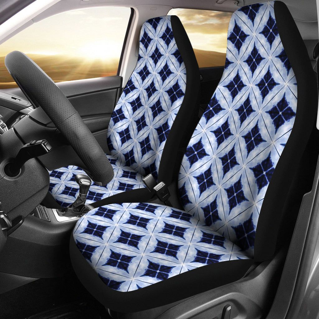 Tie Dye Print Design LKS308 Car Seat Covers