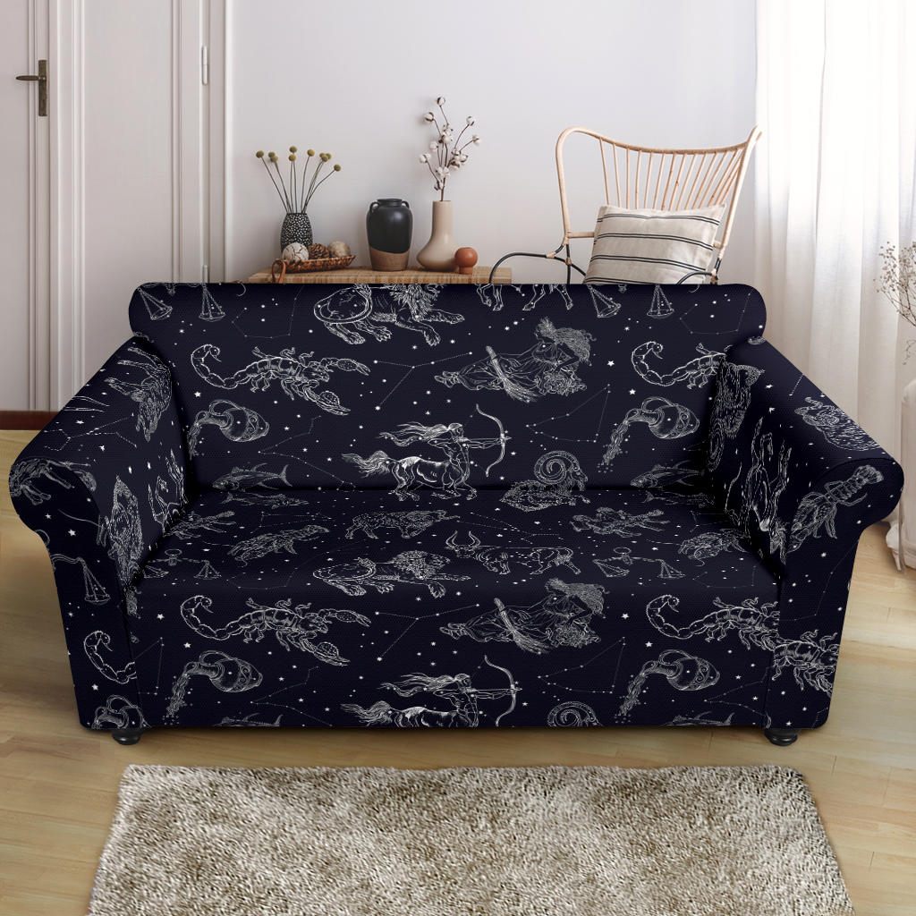 Zodiac Print Design LKS304 Loveseat Couch Slipcover