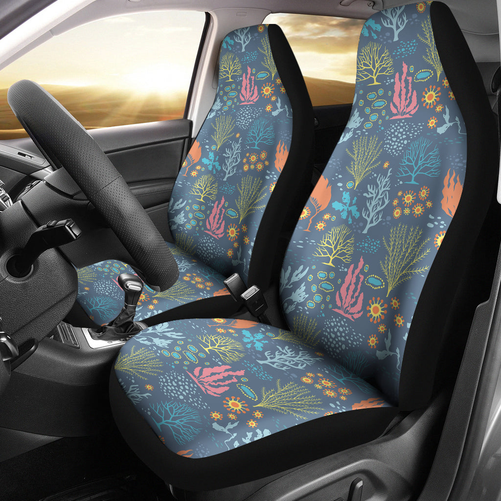 Seaweed Print Design LKS304 Car Seat Covers