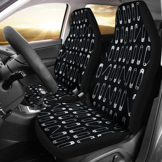 Safety Pin Print Design LKS302 Car Seat Covers
