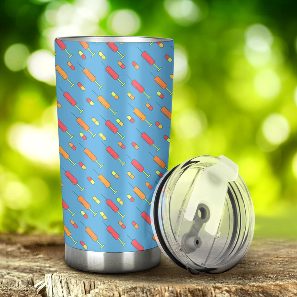 Phlebotomist Medical Pattern Tumbler