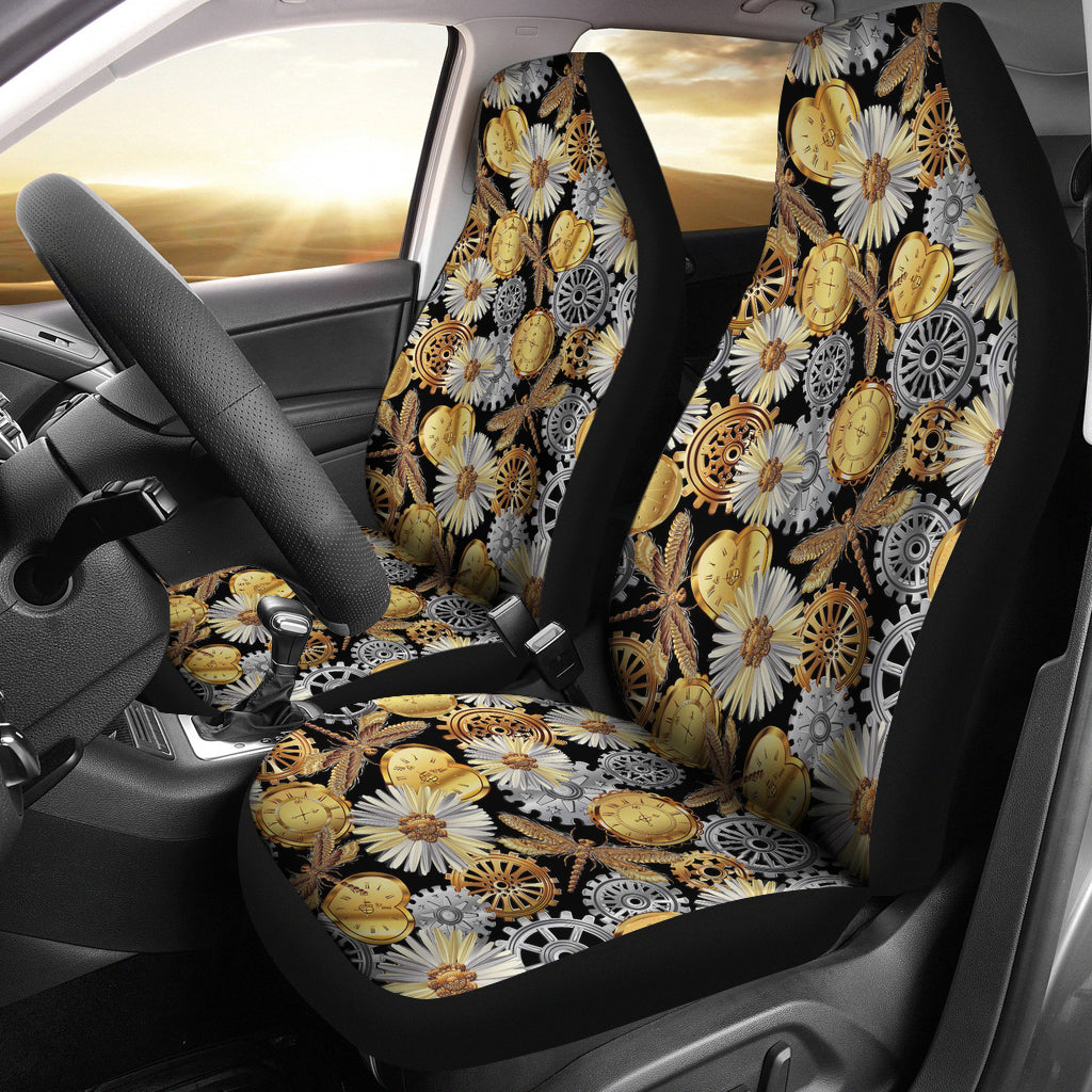 Steampunk Dragonfly Print Design LKS302 Car Seat Covers