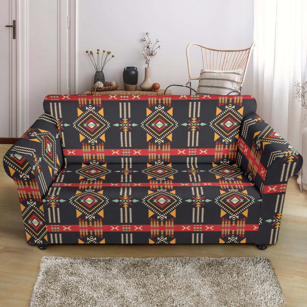 Southwest Pattern Print Design LKS303 Loveseat Couch Slipcover