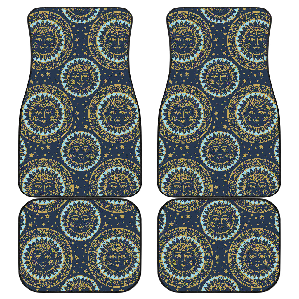 Boho Sun Dream Car Floor Mats Front Back