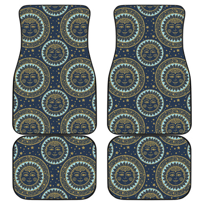 Boho Sun Dream Car Floor Mats Front Back