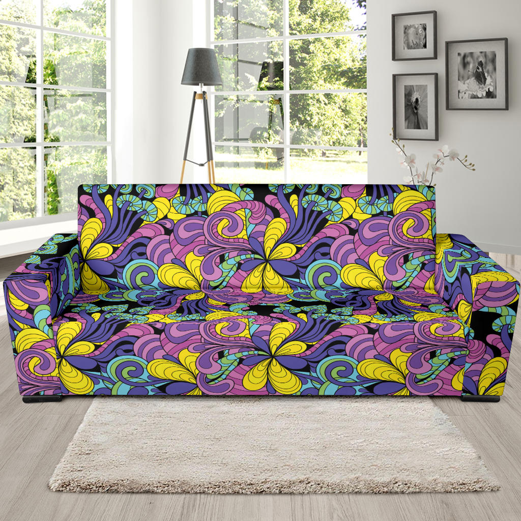 Trippy Print Design LKS305 Sofa Slipcover
