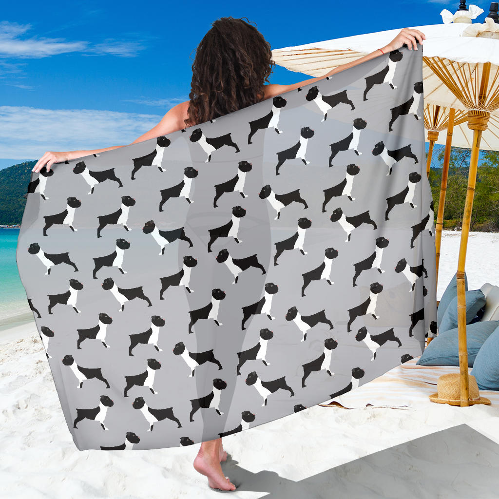 Boxers Pattern Print Design 01 Sarong Pareo Wrap
